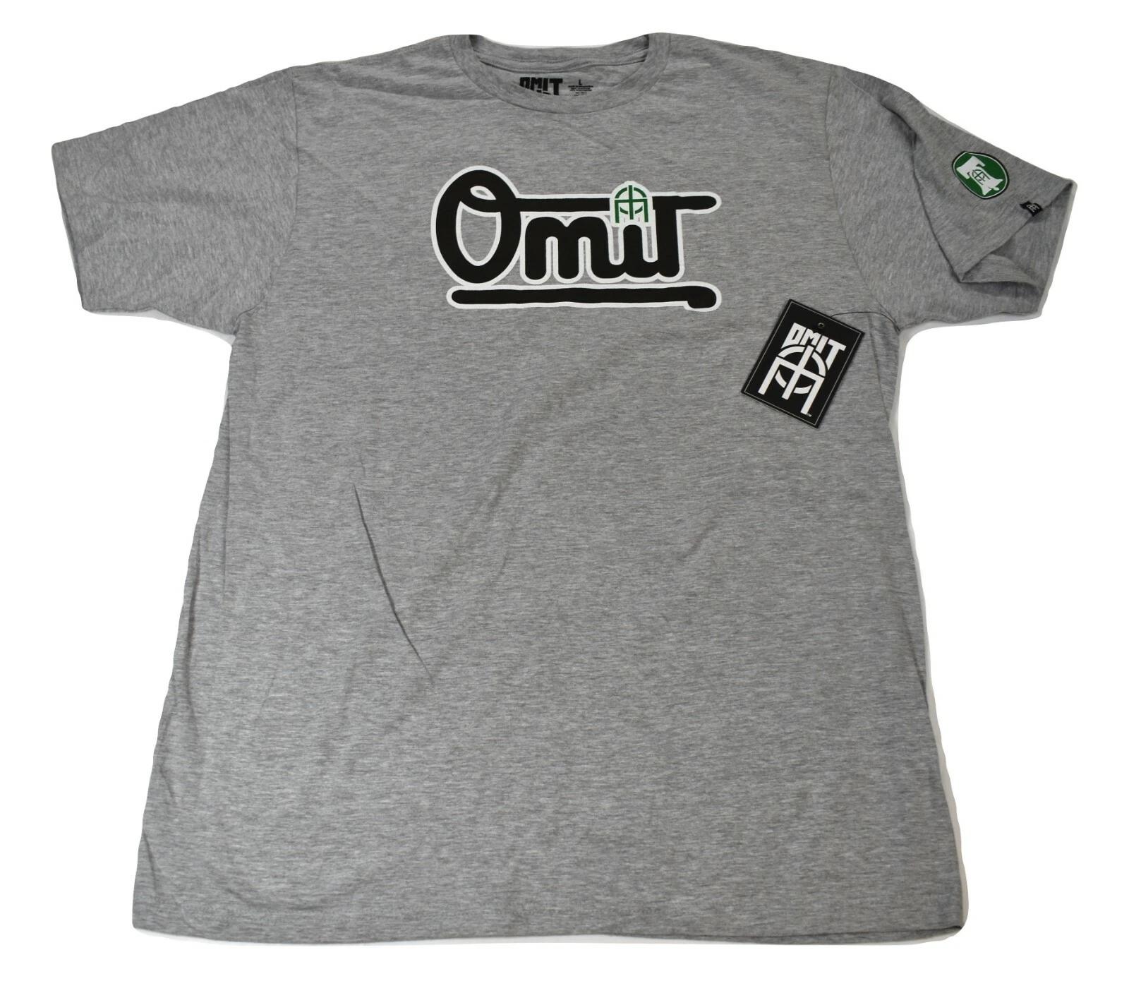 Omit Mens Bases Loaded Gray Tee Shirt New L S