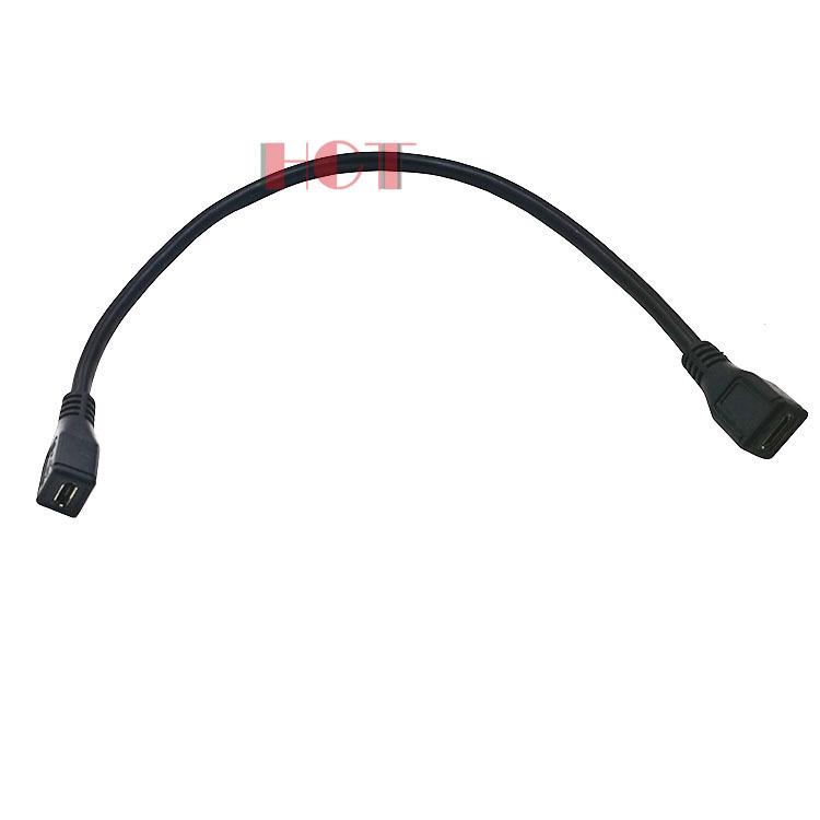 

Кабель-адаптер-удлинитель Micro USB Female to Female длиной 30 см