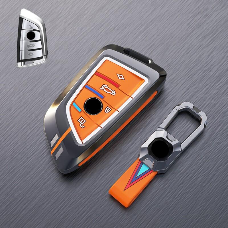 For BMW X1 X2 X3 X4 X5  X6 X7 1 2 3 4 5 6 7 M5 Zinc Alloy Car Key Fob Case Cover