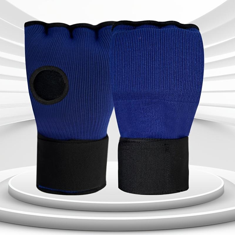 Hybrid MMA Gloves Half Finger, Boxing Muay Thai Training Punching Mitts, Thickened Sponge, Breathable Fabric, Closure Strips