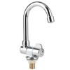 Single Cold Water Tap Basin Faucet 360 Degree Rotation 12in Mounting Thread for RV Motorhome