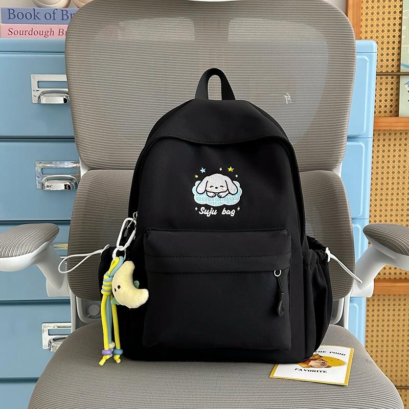 Schoolbag new Korean version junior high school student backpack women's casual simple schoolbag women's fashion large-capacity high-value backpack