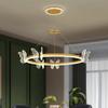 Nordic Creative Butterfly Ring LED Pendant Dimmable Dining Room Children's Bedroom Modern Home Decoration Lighting Fixtures