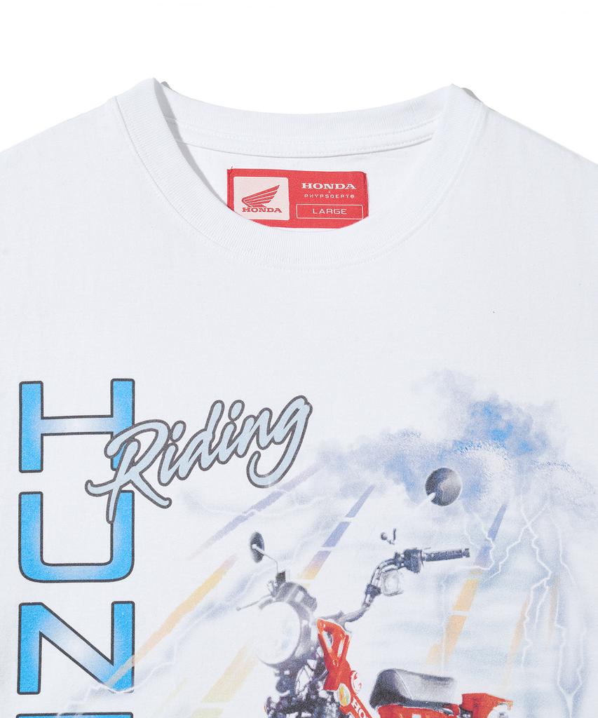 PHYPS MOTORCYCLE Lighting Hunter Cub Short Sleeve White
