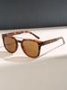 Retro Unisex Double Bridge Square Sunglasses - Fashionable, Versatile, Simple, Trendy Outdoor Sun Protection