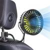 2026 Car Cooling Fan 360 Adjustable Dual Head Car Fan Low Noise Automotive Electric Fan Type C Charge for Dashboard RV Truck