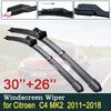 For Citroen C4 MK2 C4L 2011~2018 Car Wiper Blades Front Windscreen Wipers Car Accessories Stickers 2012 2013 2014 2015 2016 2017