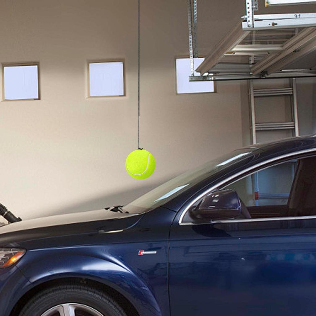 Garage Parking Aids for Car 2-Piece Parking Assistant Tennis Ball for Garage Adjustable Vehicle Stop Indicator for Positioning
