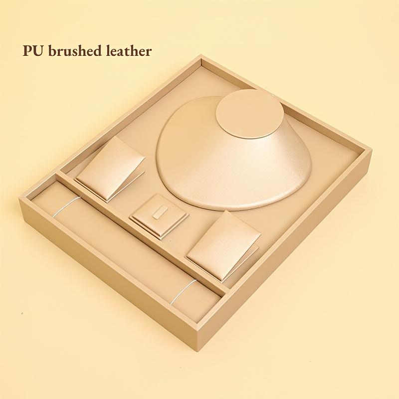 PGY Elegantes Schmuckset-Ausstellungsständer Multifunktionaler Schmuckhalter Organizer Halskette Ring Ohrring Kombinationsset Aufbewahrungsschale