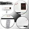 Small Split Air Conditioner Heater Timer Heat Pump for Office Apartment Dorm Without Flower