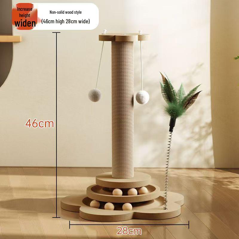 Cat Tree & Bed with Scratching Post and Sisal