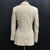 Hergestellt in Japan Harrods Maßgeschneiderter Blazer Damen M Beige Formal(GEBRAUCHT)