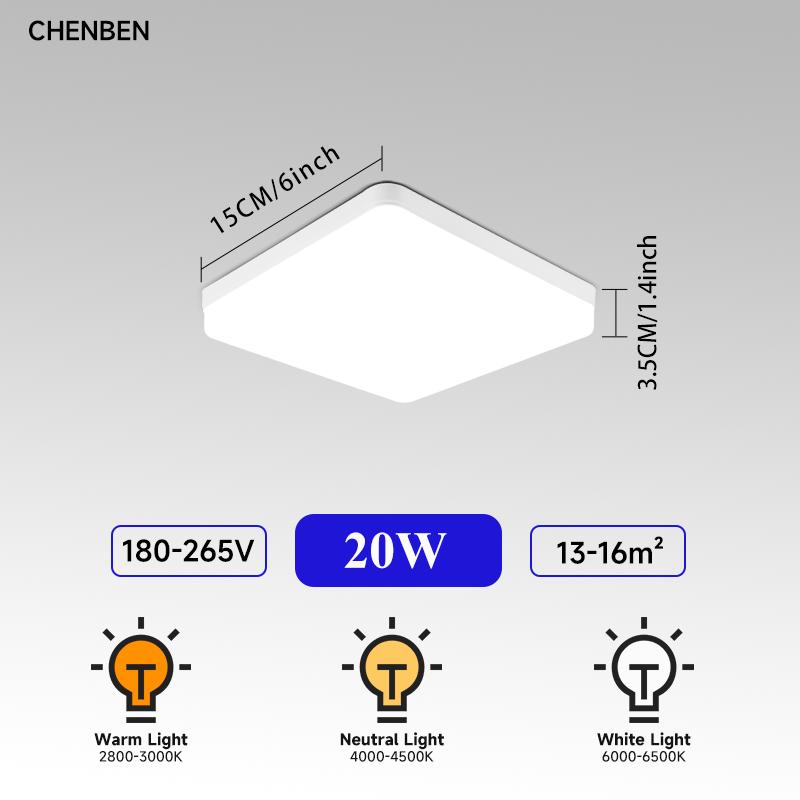 Led Ceiling Light 220V Modern Ceiling Lamp Led Ceiling Chandelier Panel Bathroom Lights Fixture For Living Room Kitchen Home Dec