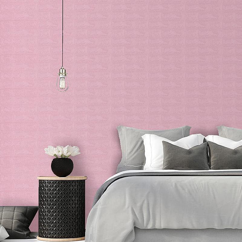 10PCS 3D Wall Sticker Wallpaper Brick Sticker XPE Foam Self-Adhesive Anti-Collision Wallpaper for Kitchen Living Room Bathroom Corridor