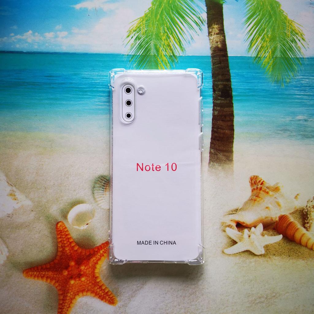 High Transparent TPU Military Anti-drop Case with Lanyard for Samsung Note 10, 1.5M Anti-drop Protection.