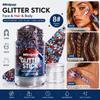 MINIPOP Body Paint Glitter Stick Face Lips Star Shimmer Festival