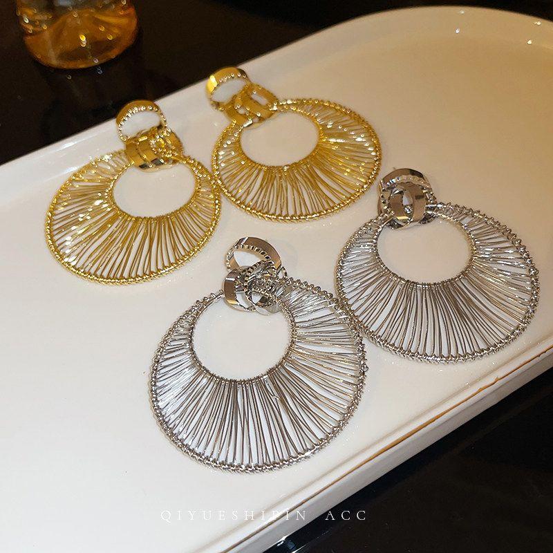 Cool Style Metal Niche Design Unique Female Earrings