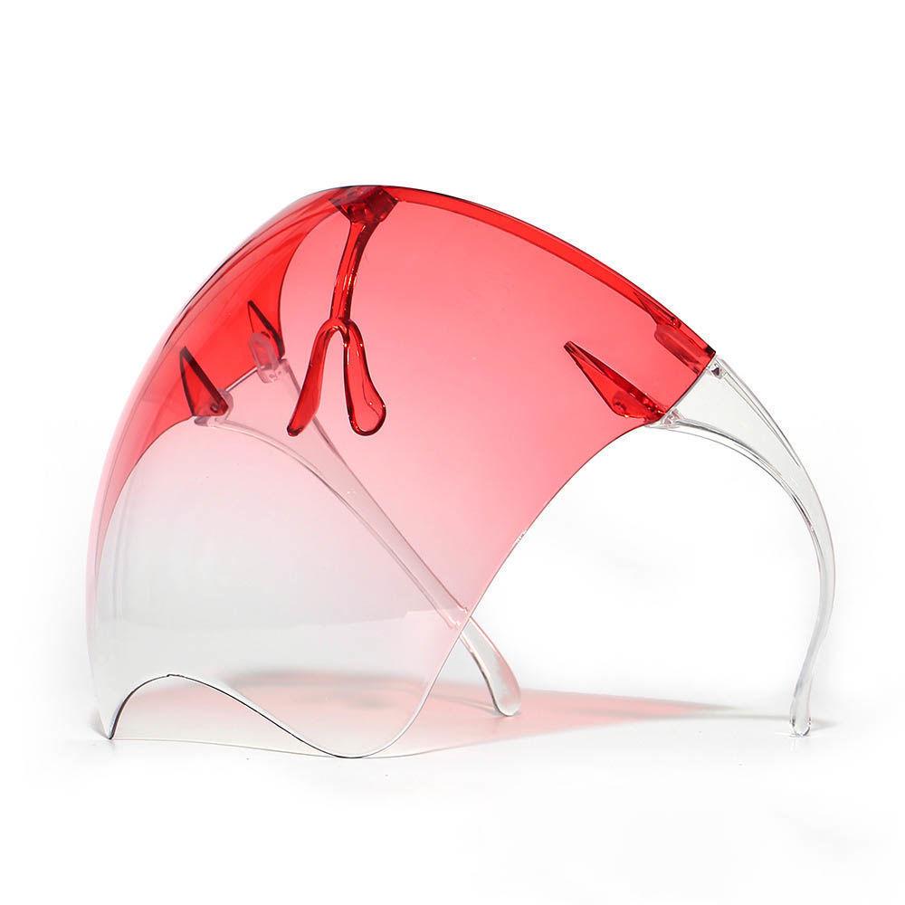 Clear Full-Protection Face Mask with Anti-Droplet, Anti-Fog, Windproof, Dustproof, and Oil Fume Resistant Features