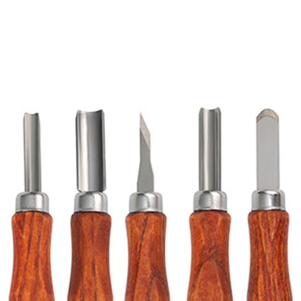 Professional Wood Carving Chisel Set with Carbon Steel Wood Carving Tools, Suitable for Carving Carpenters and Beginners