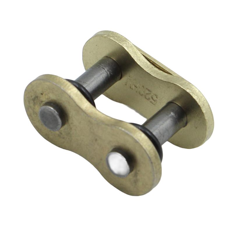 Motorcycle Gold Oil Seal Chain Buckle 428 520 525 530 with O-ring Chain Lock Motorcycle Buckle Connecting Rod Chain Joint Chain