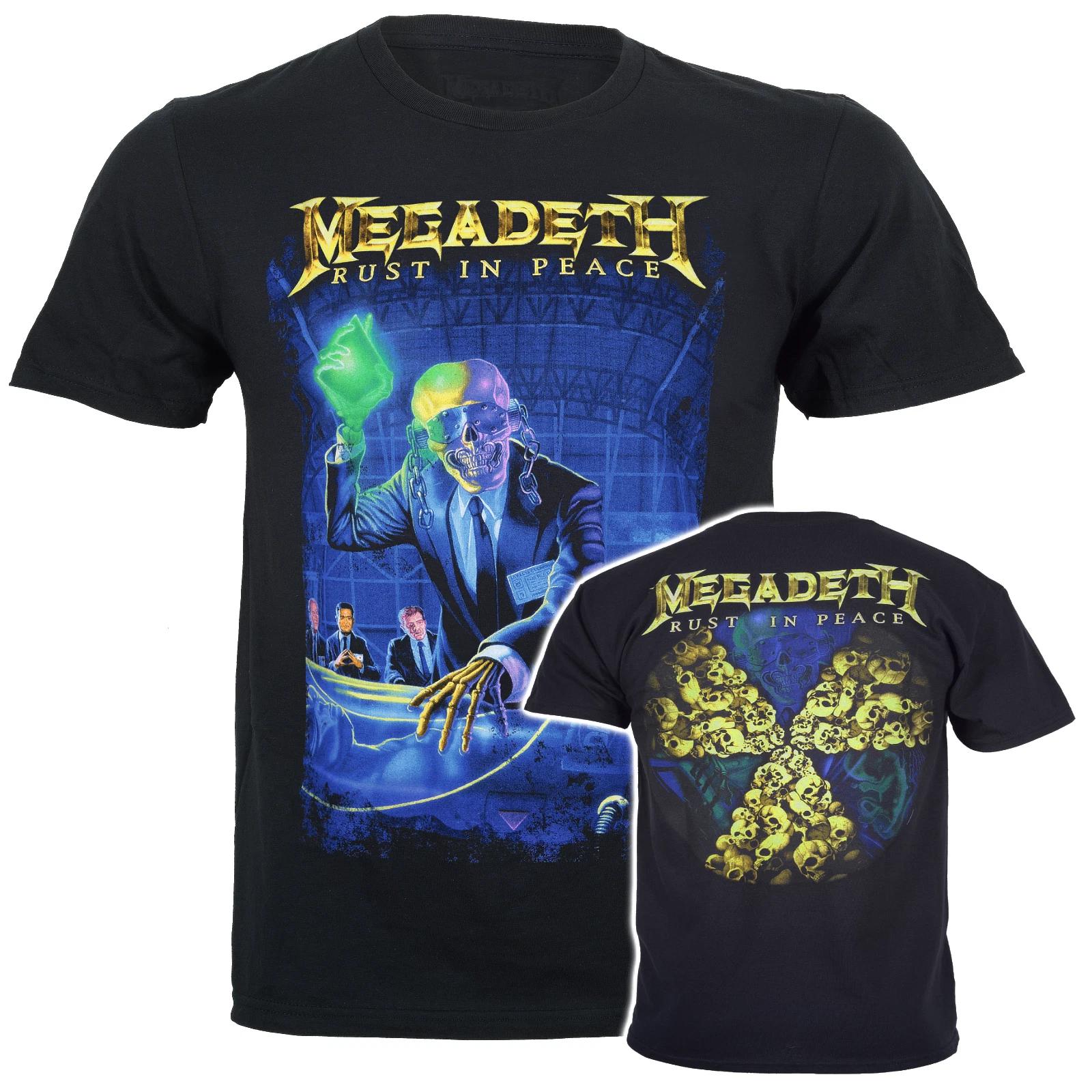 Megadeth T Shirt Rust In Peace 30th Anniversary Black New S To XXL M
