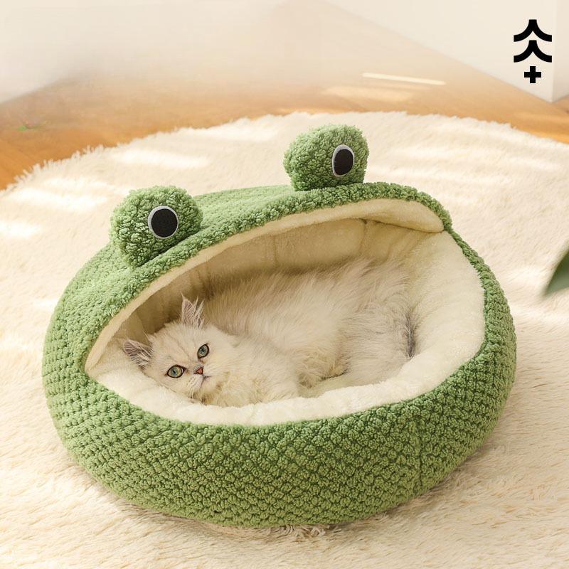 Warm Pet Nest Original Frog Series Warm Cat Nest Dog Nest Autumn and Winter House Nest Pet Supplies