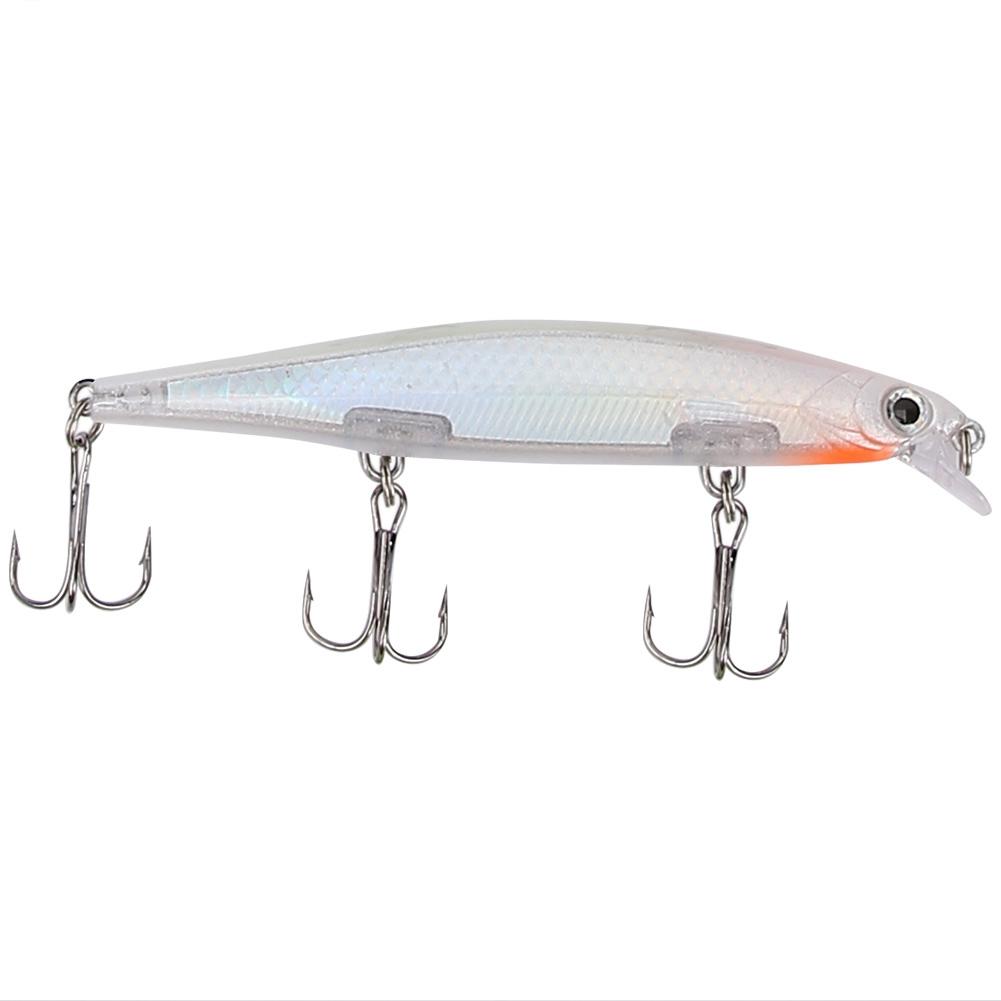 HENG JIA 11CM Vivid Lures Artificial Minnow Fishing Bait with Hooks
