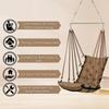 Jhula/Hanging Chair for Balcony/Hammock Swing for Adults/Swing for Adults for Home/Swing for Balcony/Unjal for Home Adults