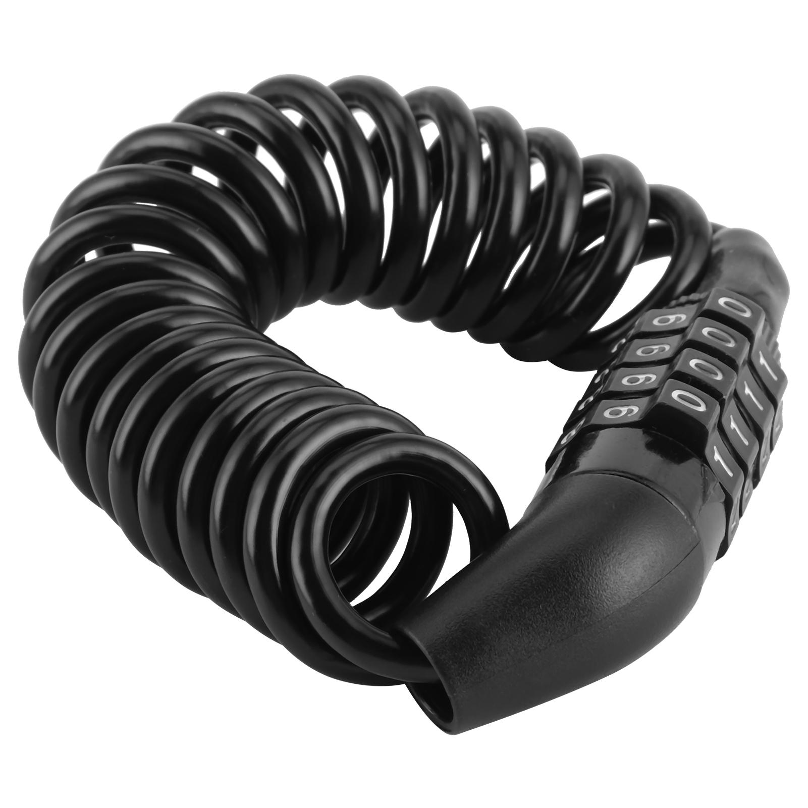 

Противоугонный тросовый замок для шлема с 4-значным кодовым замком, портативный замок для мотоцикла, велосипеда