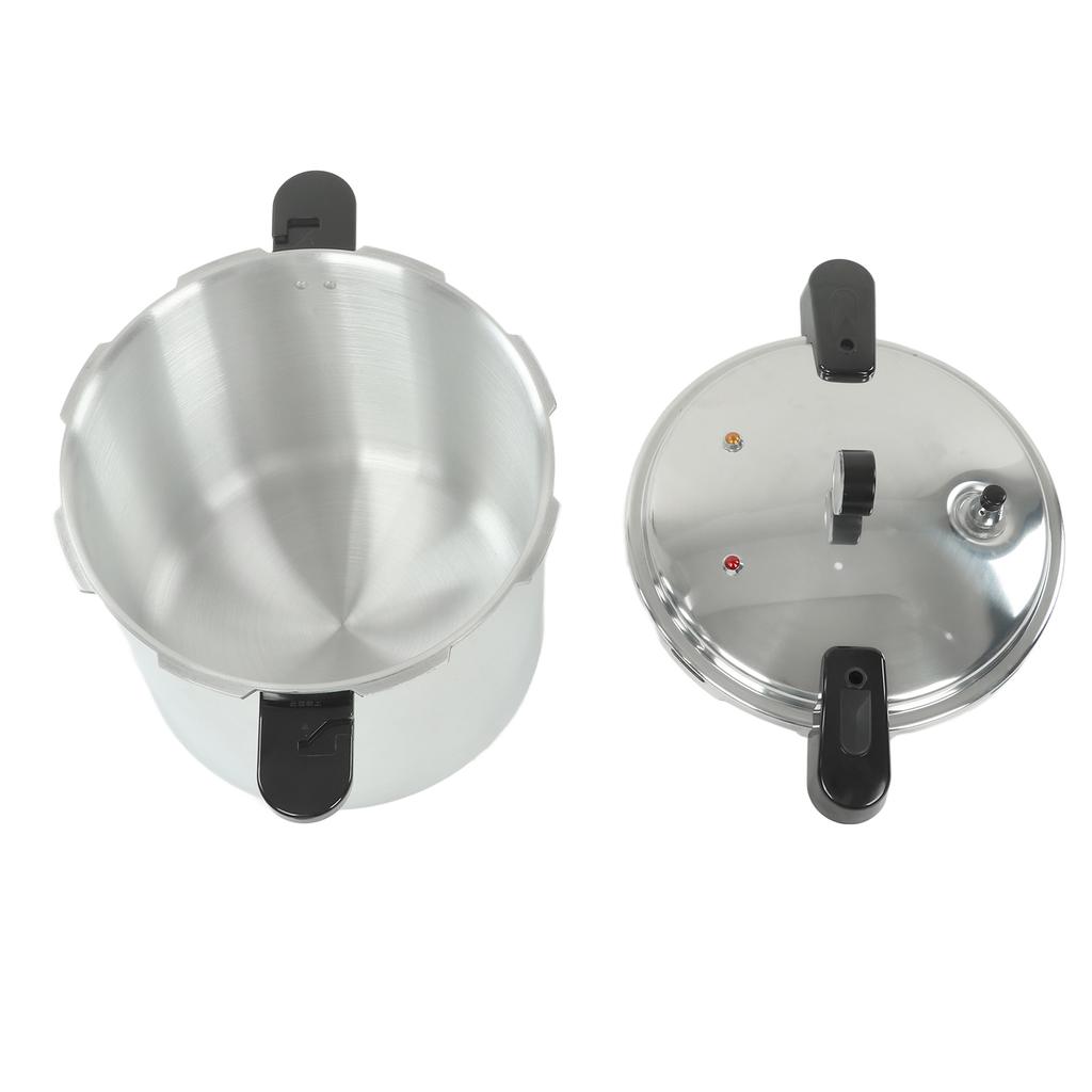 Pressure Cooker Aluminum Alloy 23L Pressure Cooker with Gauge Multifunctional Pressure Canner for Home Restaurant Hotel