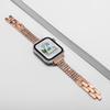 Diamant Slanke Band voor Iwatch Ultra 3/2 49mm 44 45 38 31 40 46mm Bling Dames Band voor Apple Watch Series 11 10 9 8 7 6 5 4 se3