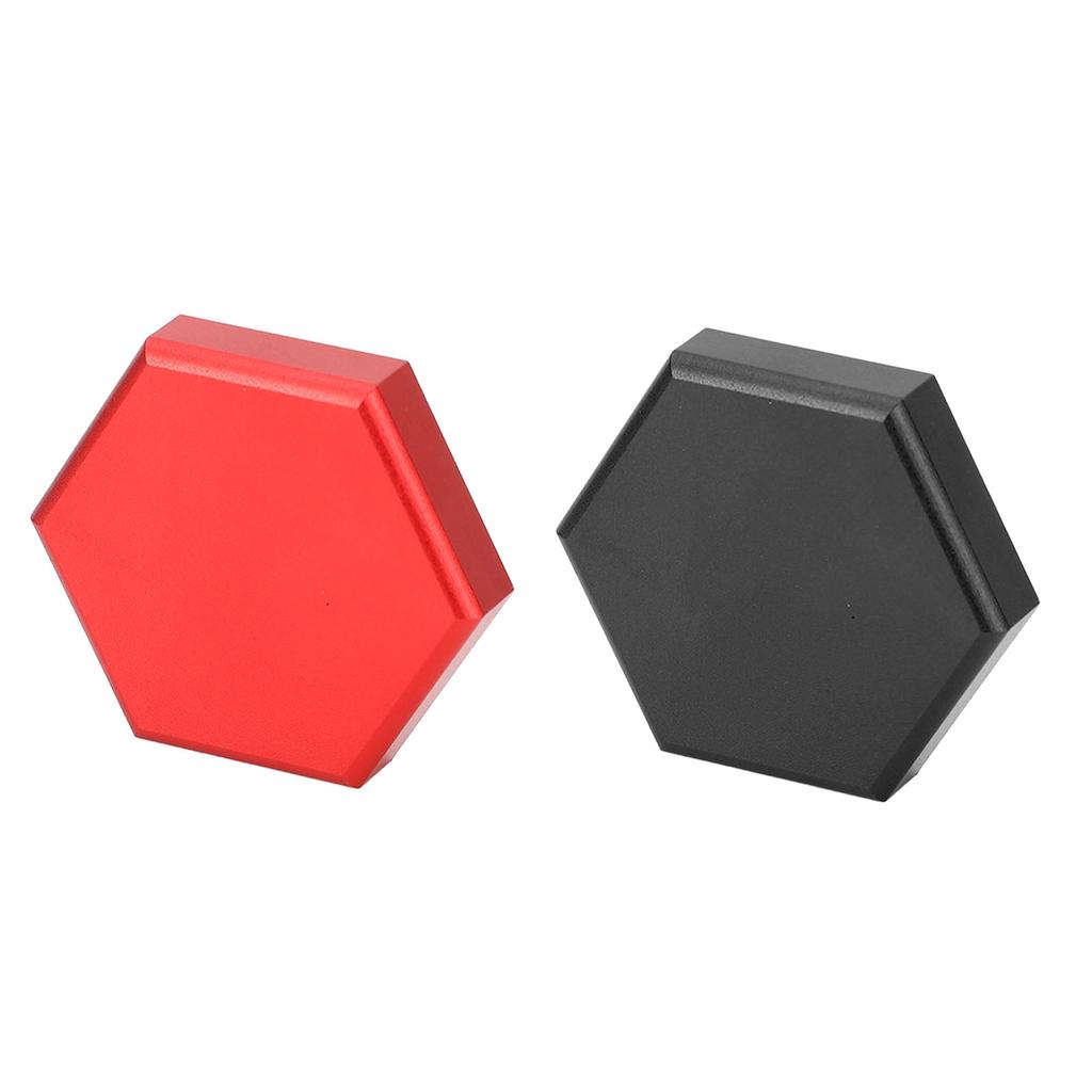 Billiard Chalk Case Magnetic Hexagonal Aluminum Single Section Pool Cue Chalk Box for Hexagonal Roun