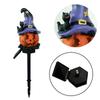 Halloween Ghost Lights Outdoor Solar Pumpkin Lamp With Stakes Halloween Decor Outdoor Lawn Walkway Pathway Lighting Decoration