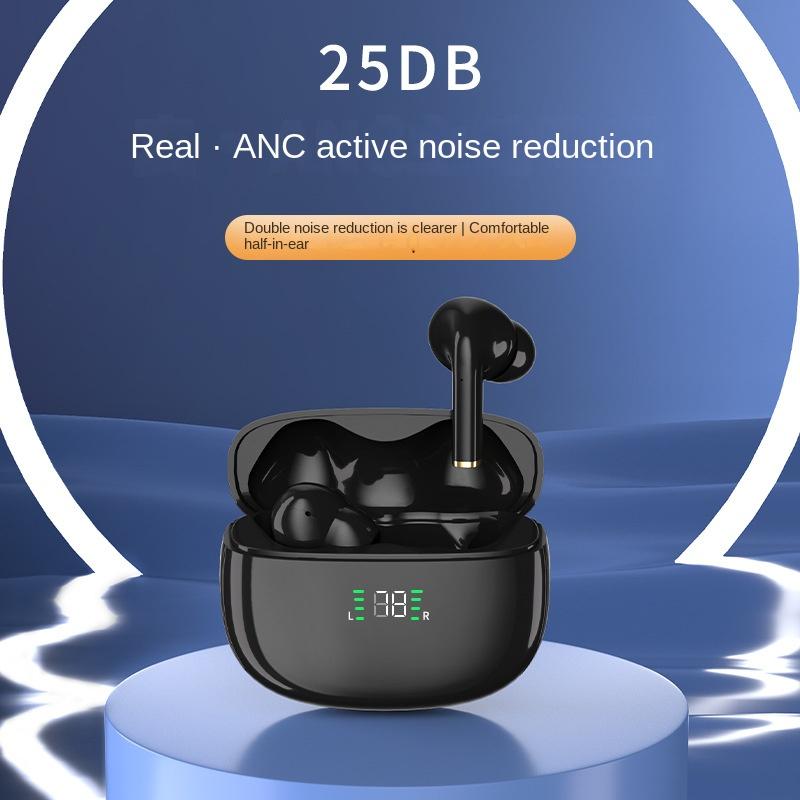 Active Noise Reduction Bluetooth Headset Wireless Ear -ear Noise Reduction Low Delayed Long Battery Life ENC