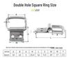 304 Stainless Steel Triangle, D-Ring, and Square Ring Buckle Hook for Truck Trailer Straps