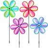 4 Pack Metal Wind Spinners Outdoor Decor Weather Resistant Garden Yard Art for Party Wedding Patio Lawn