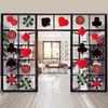 24 Piezas Recortes de Cartón Temática de Póker Recortes para Fiesta Decoraciones de Las Vegas Versátiles Recortes de Decoración para Fiesta de Cumpleaños Temática de Póker