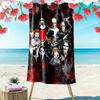 Horror Movie Series Print Beach Towel, Large Soft Quick Dry Towel for Beach Camping Swimming