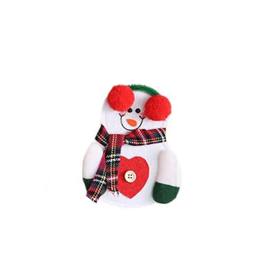 Christmas Cutlery Holders Suit Silverware Pockets Knifes Forks Tableware Decor Bag Storage Covers Christmas Xmas Party Decorations