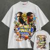 BACK II THE FUTURE '99 - '26 T-shirt Spurs Vs Knicks Graphic Tee Oversized Y2k Cotton Short Sleeved Streetwear Harajuku Female Male Clothing