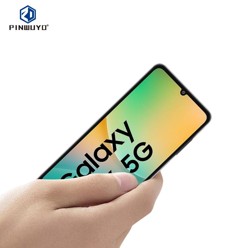 

For Samsung Galaxy M06 5G Tempered Glass Film PINWUYO JK Series-2 9H Full Screen Protector Black
