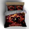 Zodiac Ram Design. Bedding, Duvet Cover Sets, Duvet Covers, Pillowcases, Birthday Gifts (1 * Duvet Cover 2 * Pillowcases, Without Duvet Insert)