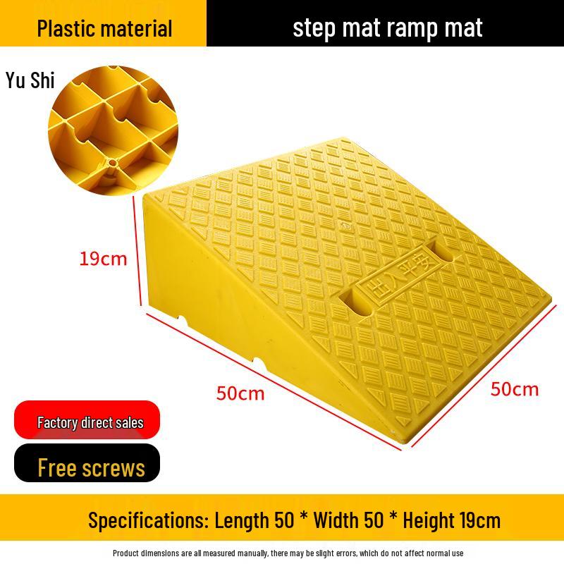 Outdoor Plastic Car Step Ramp for Door Sills and Stairs