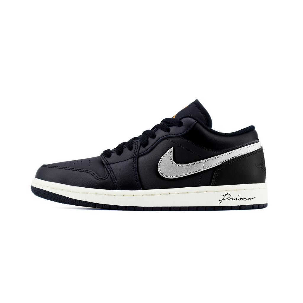 Jordan Air Jordan 1 Cool Black Abrasion Resistant Abrasion Resistant Low top Vintage Basketball Shoes Unisex 553558-081(Team1253-)