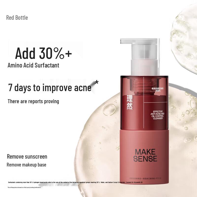 LIRAN Men's Oil Control Anti-Acne Cleanser (2-Pack)
