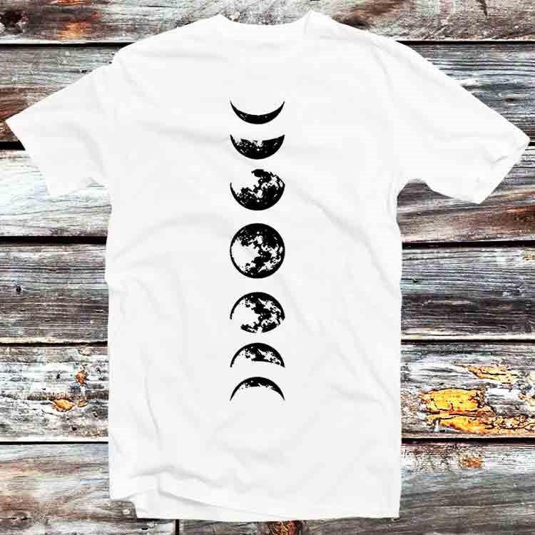 

Phases of The Moon Shapes Astrology Space Nasa Eclipse T Shirt B859 M