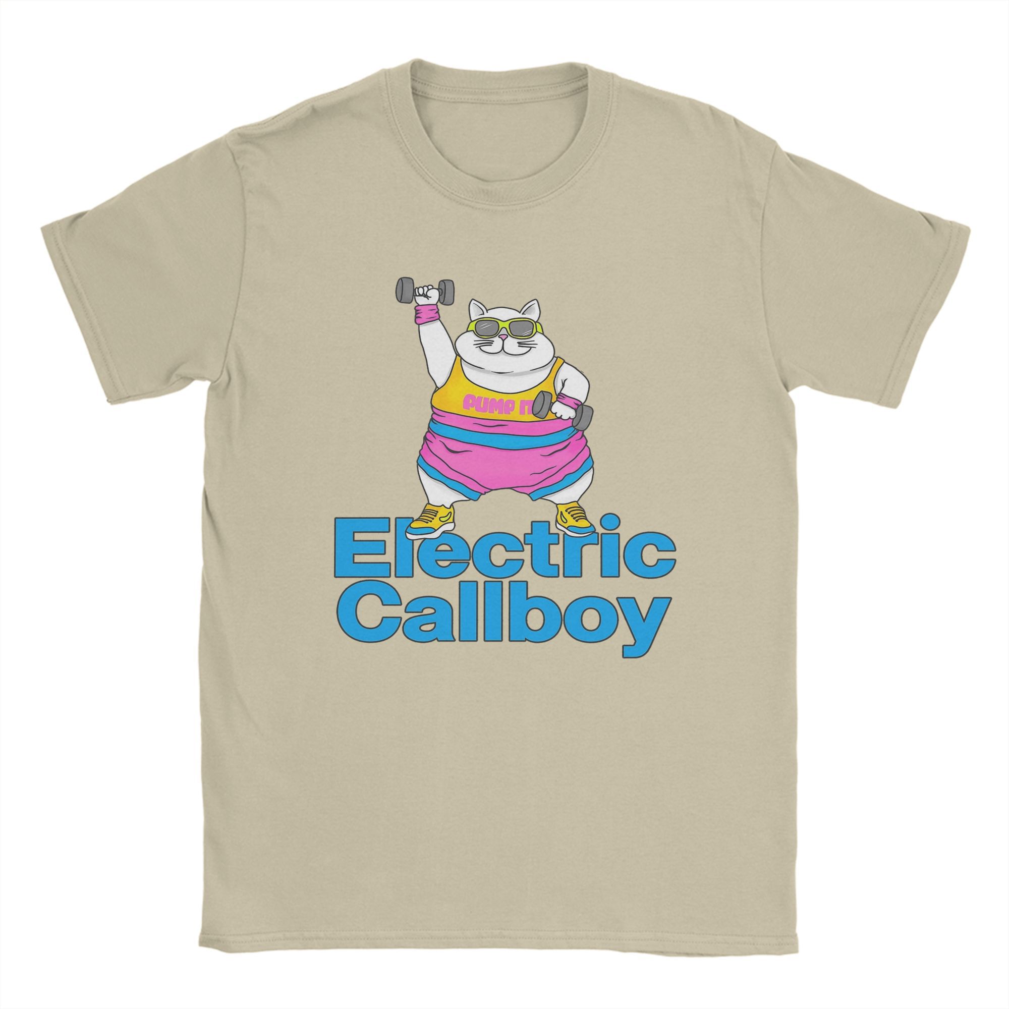 

Чоловічі футболки гурту Electric Callboy, футболка з написом Pump It, смішна футболка з коротким рукавом та круглим вирізом, бавовна, ідея для подарунка, топи 3XL