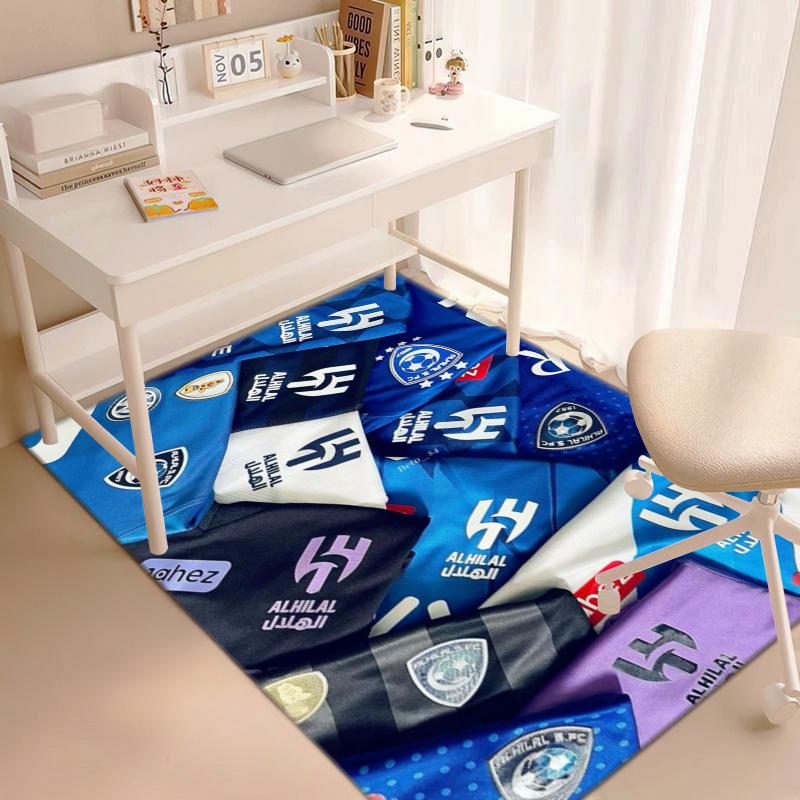 Roshn Saudi League football team Al Hilal SFC Neymar da Silva Santos Júnior carpet is suitable for living room and bedroom office decorative carpet K1
