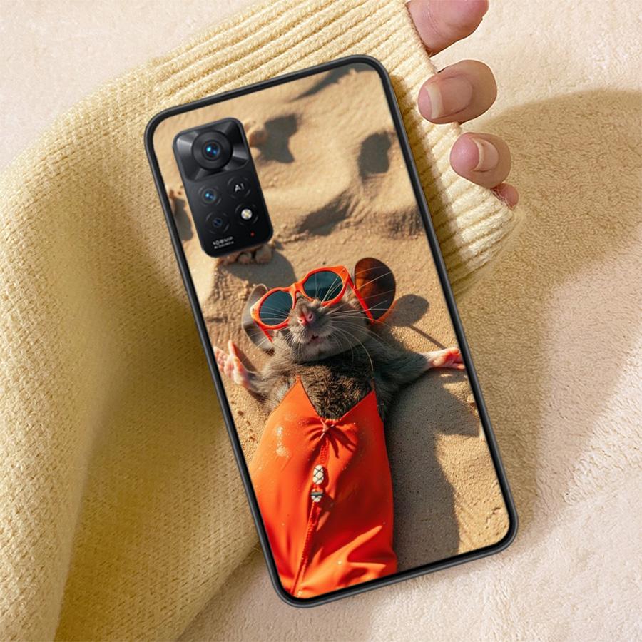 

Cute Hamster Phone Case For Redmi Note 13 14 15 Pro Plus 12 13C 12C 15C 9 10 10C 9T 9C 9A TPU Soft Cover Clear Cell Cases Shockp Redmi 15