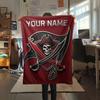 Custom Name,Tampa Bay Buccaneers Printed Flannel Blanket, soft throw for bedroom sofa, washable, Christmas present, great gift.